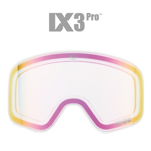 Lens IX3PRO White Pink Titan Clear/ 화이트프레임 핑크 티탄클리어 렌즈