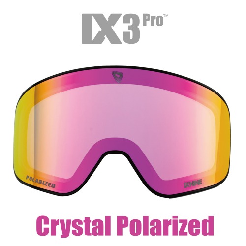 Lens IX3PRO Black Crystal Polarized Pink / 블랙프레임 크리스탈 핑크 폴라라이즈드 렌즈